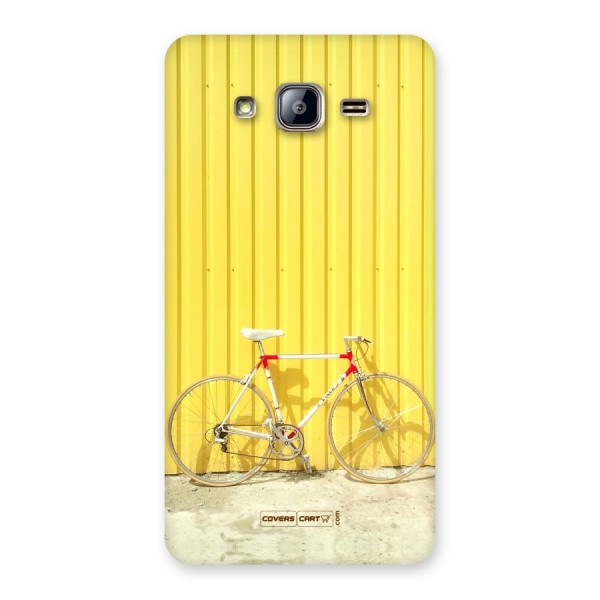 Yellow Cycle Classic Back Case for Galaxy On5