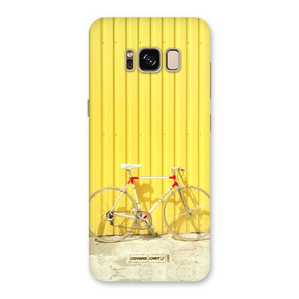 Yellow Cycle Classic Back Case for Galaxy S8