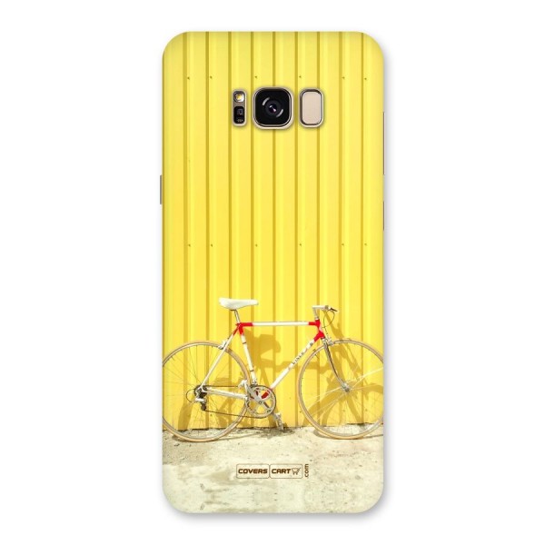 Yellow Cycle Classic Back Case for Galaxy S8 Plus