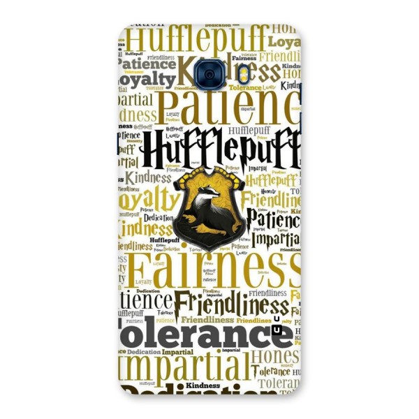 Yellow Fairness Back Case for Galaxy C7 Pro