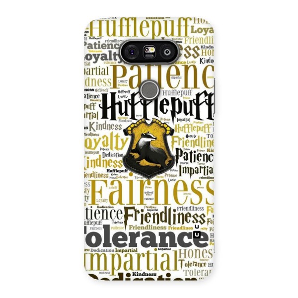 Yellow Fairness Back Case for LG G5