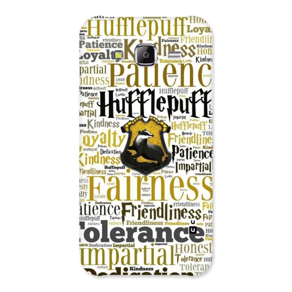 Yellow Fairness Back Case for Samsung Galaxy J5