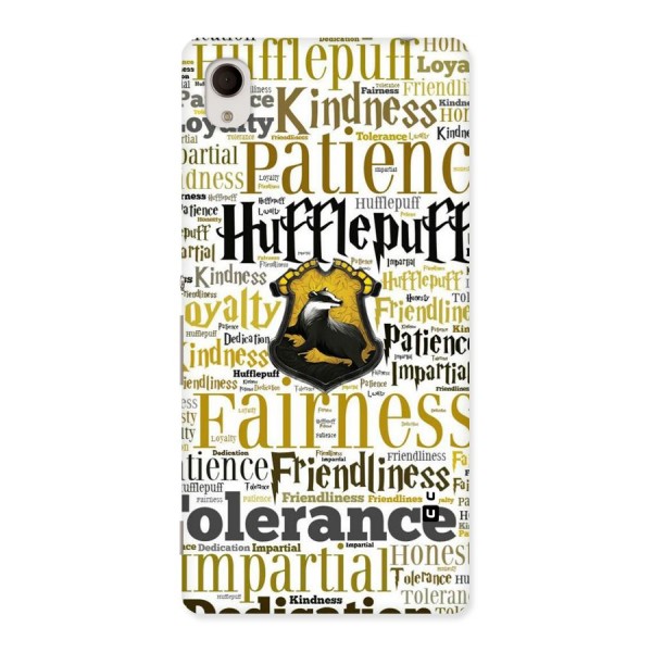 Yellow Fairness Back Case for Sony Xperia M4