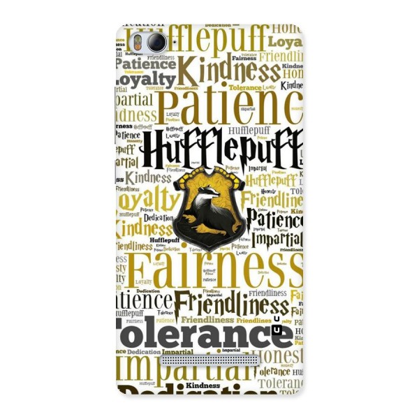 Yellow Fairness Back Case for Xiaomi Mi4i