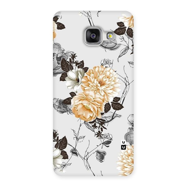 Yellow Floral Back Case for Galaxy A3 2016