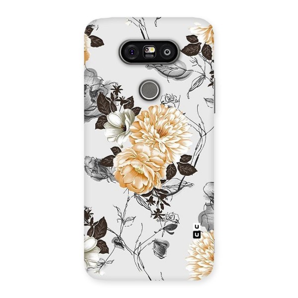 Yellow Floral Back Case for LG G5