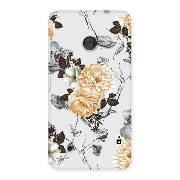 Yellow Floral Back Case for Lumia 530