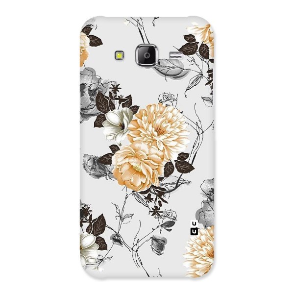 Yellow Floral Back Case for Samsung Galaxy J5