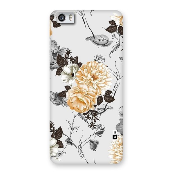 Yellow Floral Back Case for Xiaomi Redmi Mi5