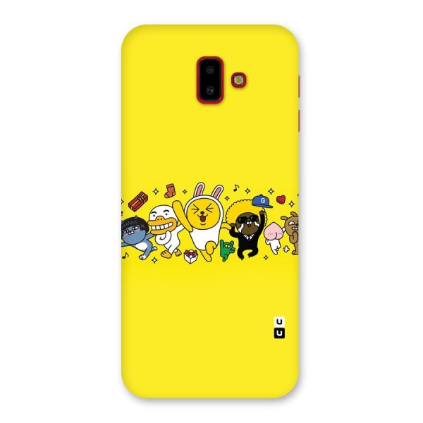 Yellow Friends Back Case for Galaxy J6 Plus