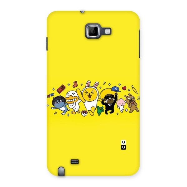 Yellow Friends Back Case for Galaxy Note