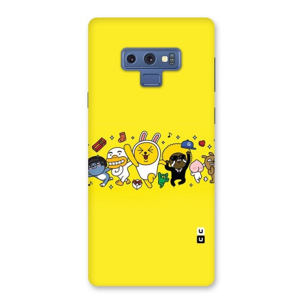 Yellow Friends Back Case for Galaxy Note 9