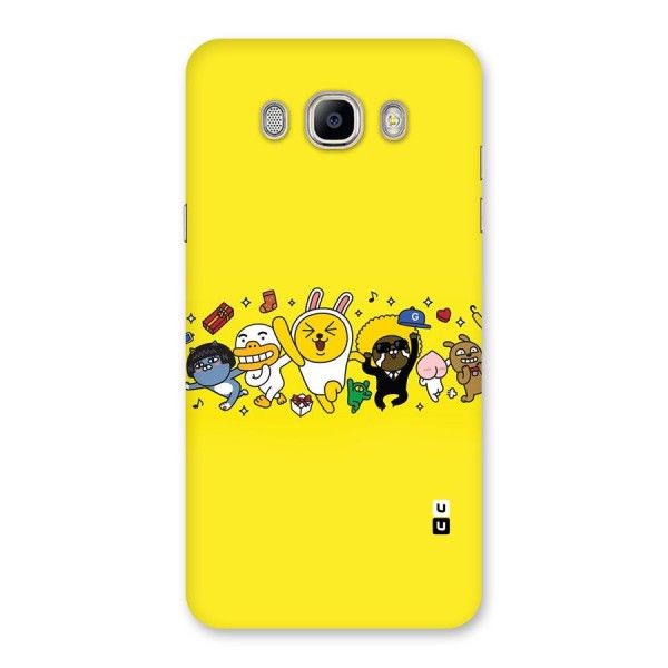 Yellow Friends Back Case for Galaxy On8