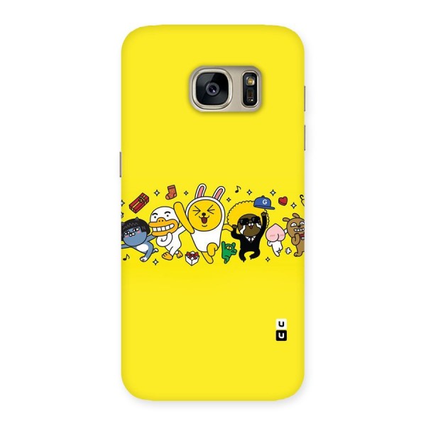 Yellow Friends Back Case for Galaxy S7