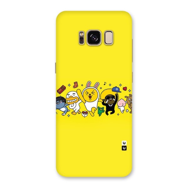 Yellow Friends Back Case for Galaxy S8