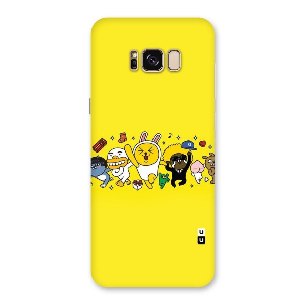 Yellow Friends Back Case for Galaxy S8 Plus