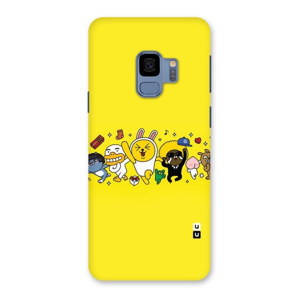 Yellow Friends Back Case for Galaxy S9