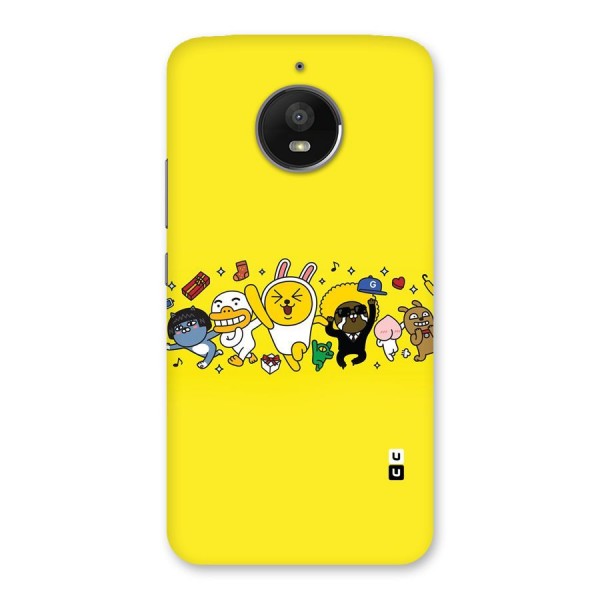 Yellow Friends Back Case for Moto E4 Plus