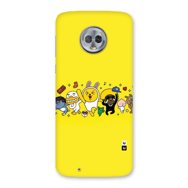 Yellow Friends Back Case for Moto G6