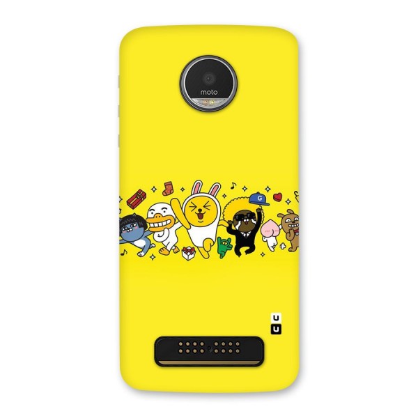 Yellow Friends Back Case for Moto Z Play