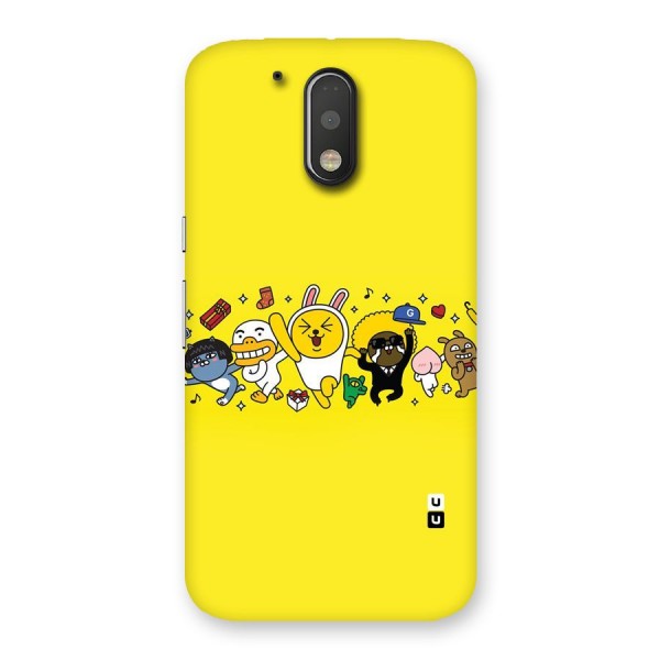 Yellow Friends Back Case for Motorola Moto G4