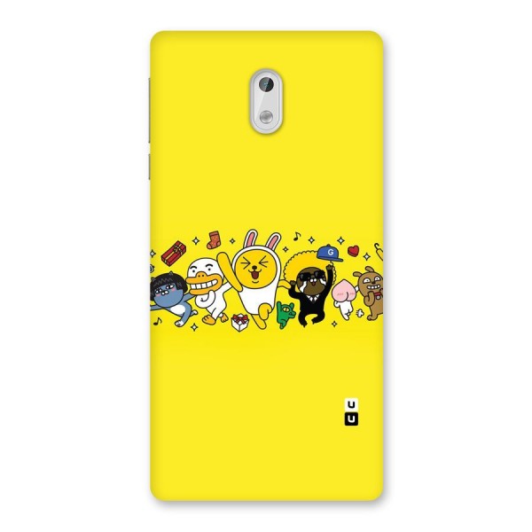 Yellow Friends Back Case for Nokia 3