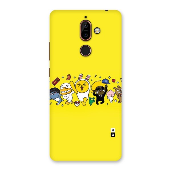 Yellow Friends Back Case for Nokia 7 Plus