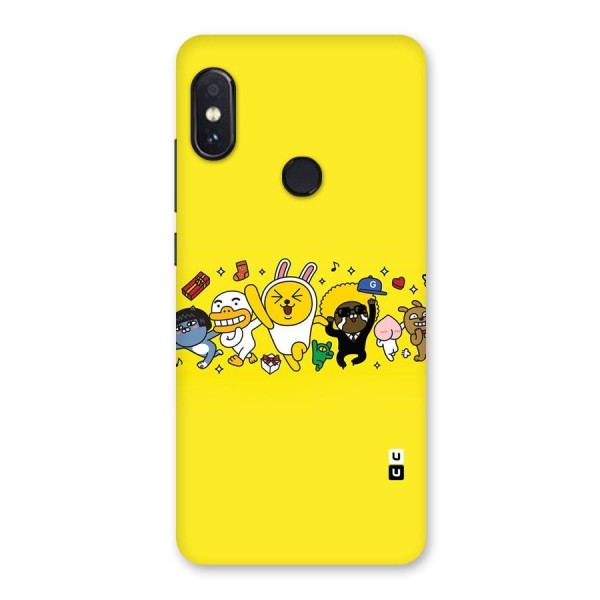 Yellow Friends Back Case for Redmi Note 5 Pro