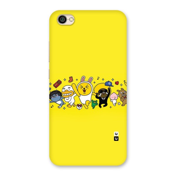 Yellow Friends Back Case for Redmi Y1 Lite