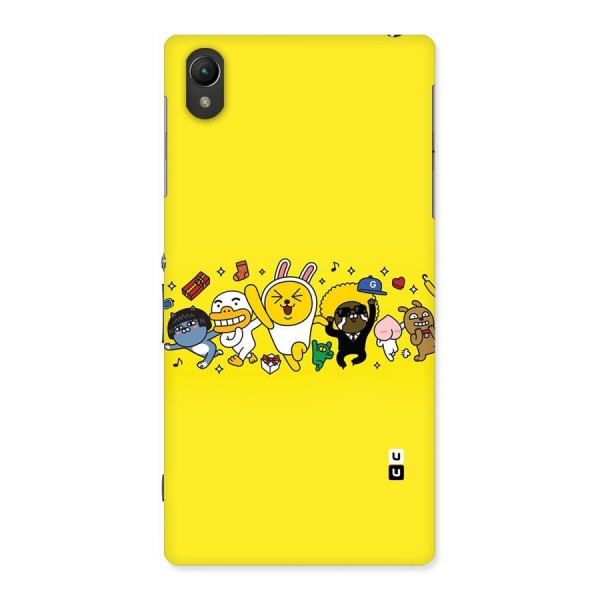 Yellow Friends Back Case for Sony Xperia Z1