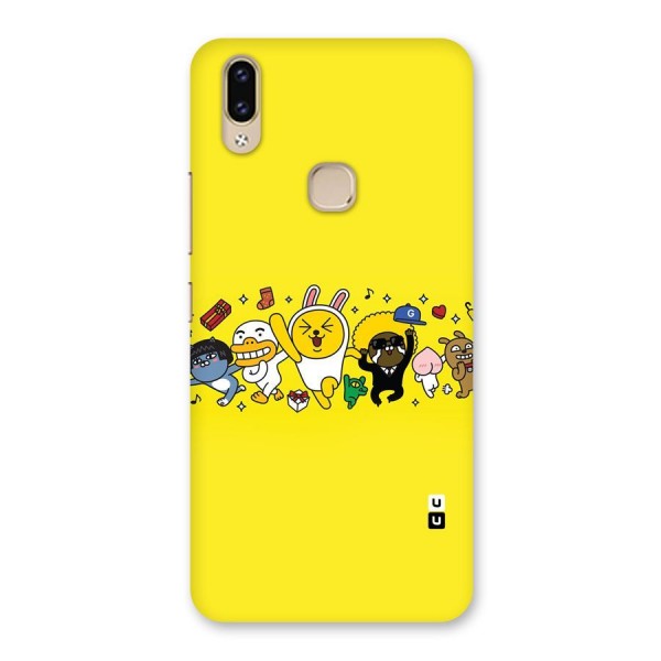 Yellow Friends Back Case for Vivo V9