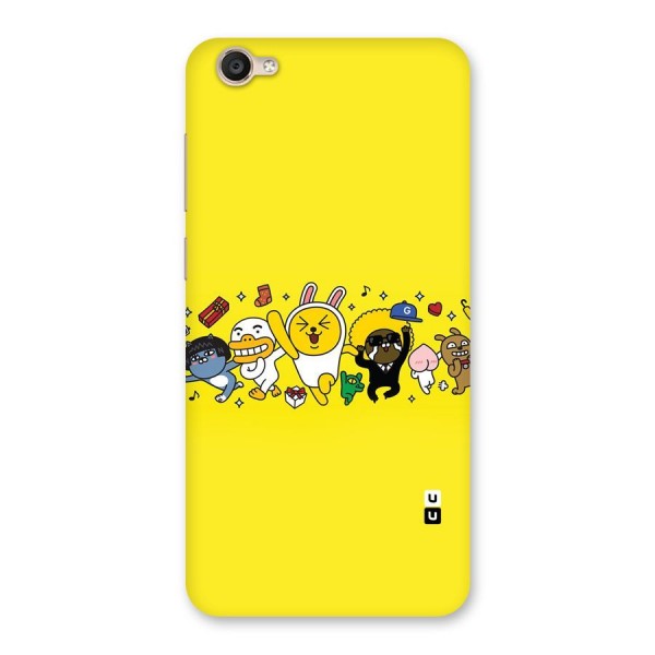 Yellow Friends Back Case for Vivo Y55s