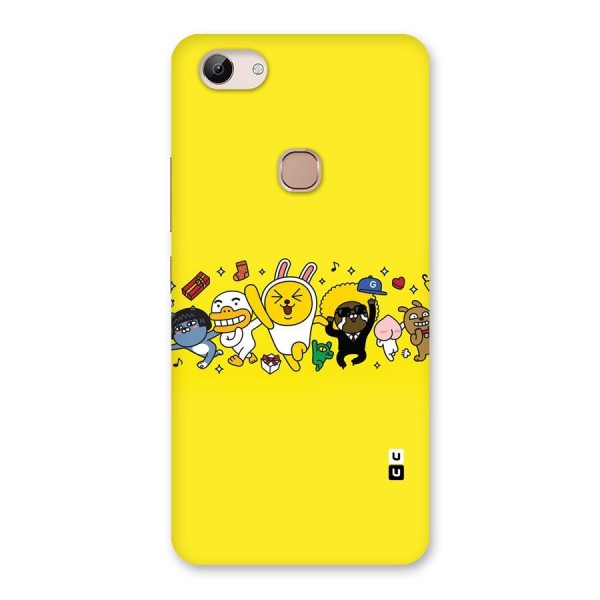 Yellow Friends Back Case for Vivo Y83