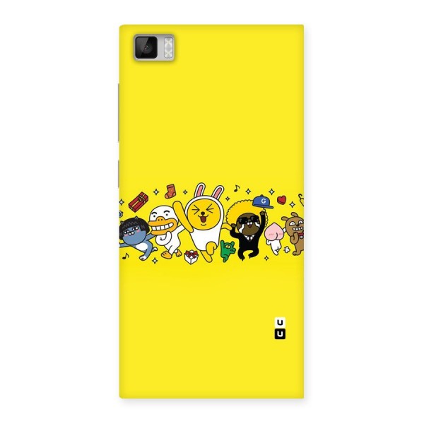 Yellow Friends Back Case for Xiaomi Mi3