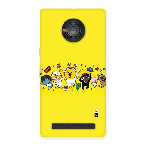 Yellow Friends Back Case for Yu Yuphoria