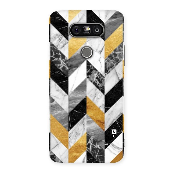 Yellow Grey Marble Back Case for LG G5