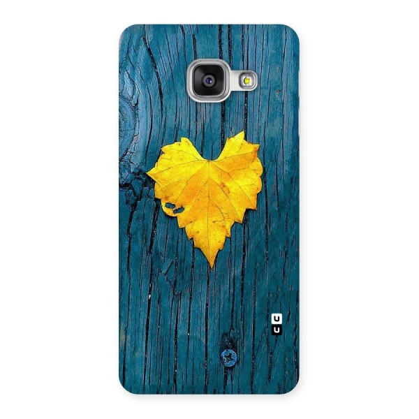 Yellow Leaf Back Case for Galaxy A3 2016