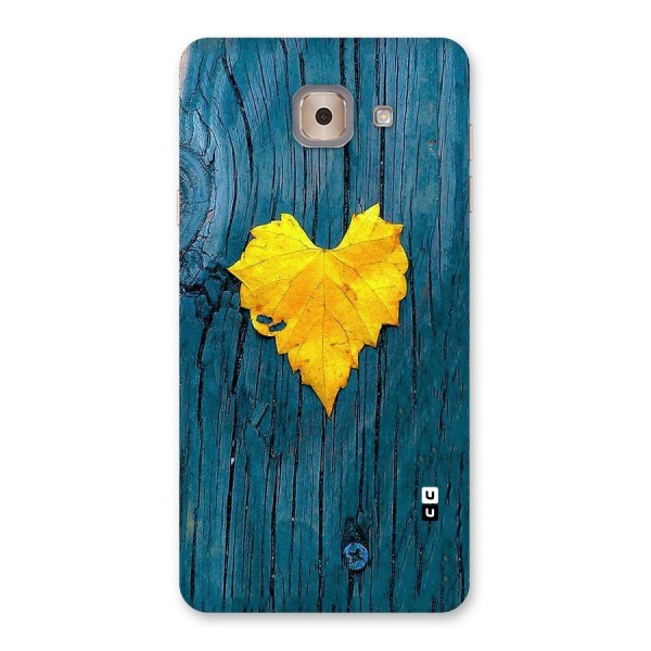 Yellow Leaf Back Case for Galaxy J7 Max