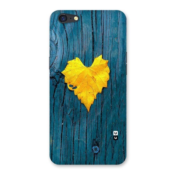 Yellow Leaf Back Case for Oppo A71