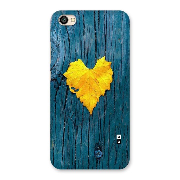 Yellow Leaf Back Case for Redmi Y1 Lite