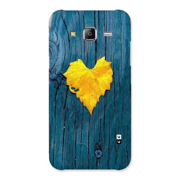 Yellow Leaf Back Case for Samsung Galaxy J5