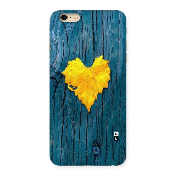 Yellow Leaf Back Case for iPhone 6 Plus 6S Plus