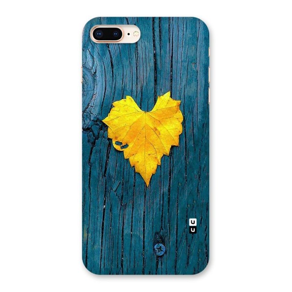 Yellow Leaf Back Case for iPhone 8 Plus