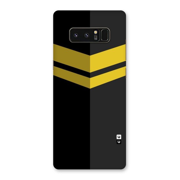 Yellow Lines Back Case for Galaxy Note 8