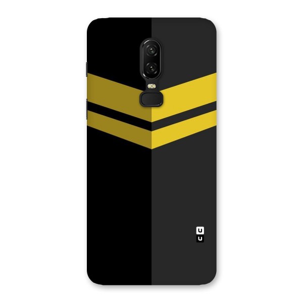 Yellow Lines Back Case for OnePlus 6