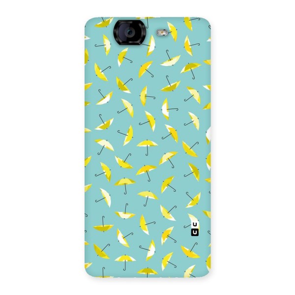 Yellow Umbrella Pattern Back Case for Canvas Knight A350