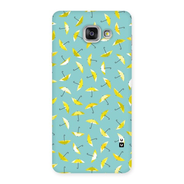 Yellow Umbrella Pattern Back Case for Galaxy A7 2016