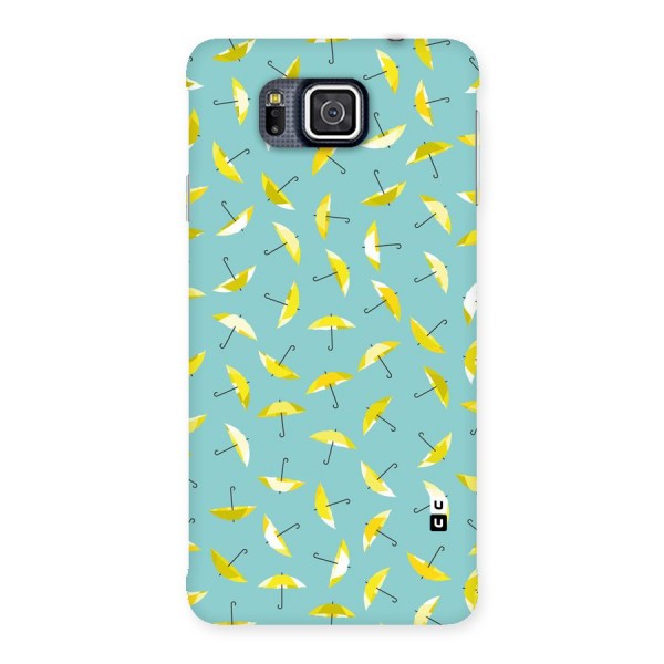 Yellow Umbrella Pattern Back Case for Galaxy Alpha