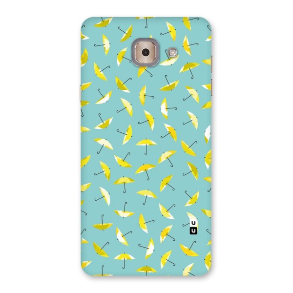 Yellow Umbrella Pattern Back Case for Galaxy J7 Max