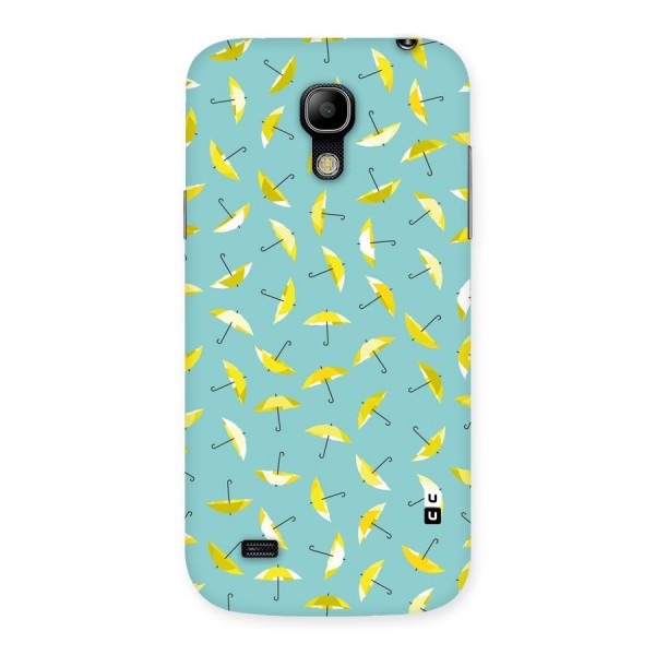 Yellow Umbrella Pattern Back Case for Galaxy S4 Mini